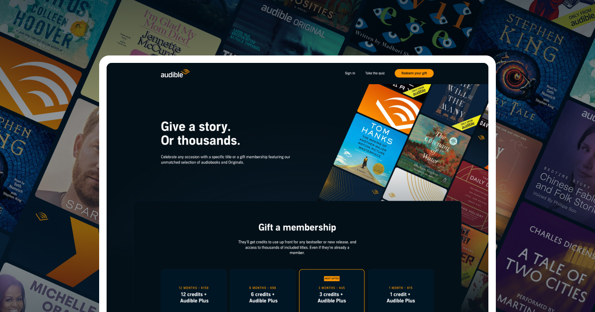 Audible Gift Membership
